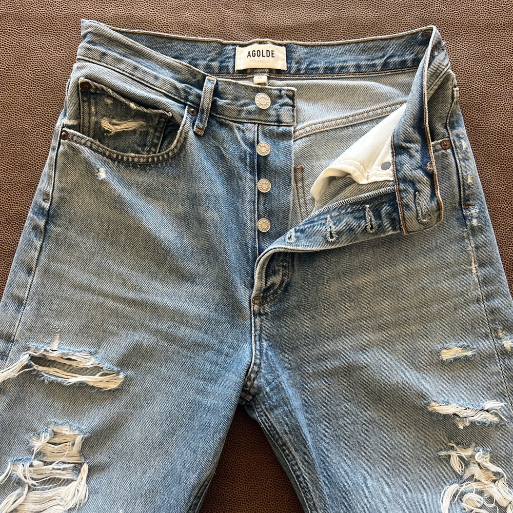 AGOLDE Distressed Women's Jeans - Picture 3 of 11